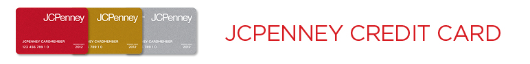 JCPenney Online Credit Center Header